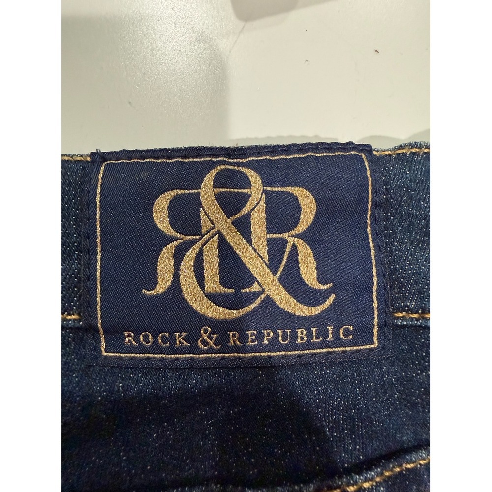 Rock & Republic Kasandra Bootcut Jeans Blue Denim Rx R012396 Size 14 M Mens - Picture 11 of 12